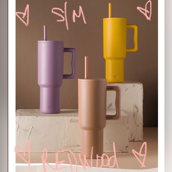 New Simple Modern 40oz TREK Tumbler in Redwood 😍 - Picture 9 of 17